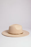 CHAIN BELT FEDORA HAT